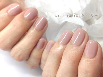 さくらや/オフィスOKのグレージュピンク♪