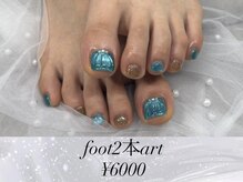 302ネイルスタジオ/foot2本art