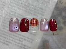 アイネイルズ 横浜EAST店(I-nails)/パープルチェックネイル