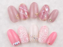 モアニ ヒロオ 渋谷店(MOANI Hiroo)/可愛い大理石＆マットフラワー