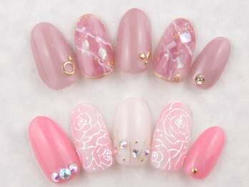 モアニ ヒロオ 渋谷店(MOANI Hiroo)/可愛い大理石&マットフラワー