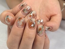 サロンドフォーエイチ(salon de 4H)/秋のメタリックニュアンスネイル