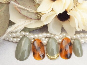 ネイルズガッシュ 武蔵小山店(NAILsGUSH)/*こっくりべっこう*