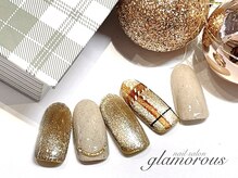 ネイルグラマラス 西新井店/《パラジェル》冬チェックDesign