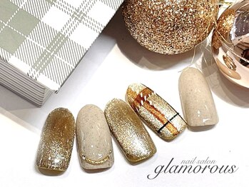 ネイルグラマラス 西新井店/《パラジェル》冬チェックDesign