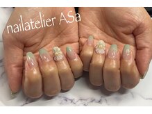 アーザ 吉祥寺(ASa)/ぷくぷくフラワーネイル☆