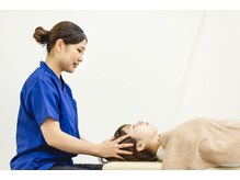 宇部中央整骨院/眼精疲労にドライヘッドスパ