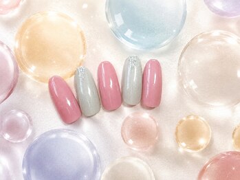 アルネネイル(Alune nail)の写真/シンプルだけど思わず見とれる、大人可愛い指先へ♪