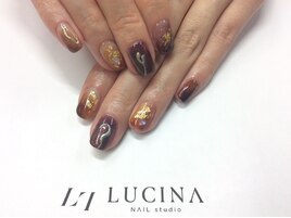 Y -830 秋ニュアンスネイル