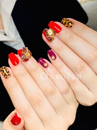 レオパード&レッド