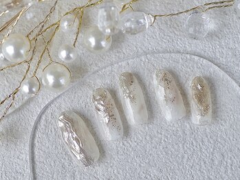 ネイルサロン リッチーズ(nail salon Riches)/ミラー×ニュアンスネイル