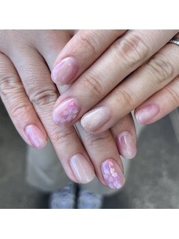 イロ(iro)/トレンド定額コース♪桜ネイル♪
