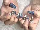 #デニムネイル