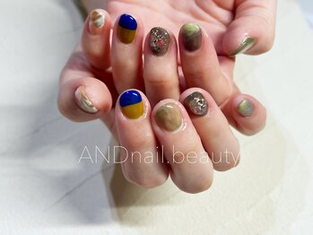 アンドネイル ビューティー(AND nail,beauty)/冬ネイル/ニュアンス/藤沢