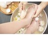 【極上フットケア】爪ケア+足裏角質除去&足の甲のエイジングケアでぷるぷるに