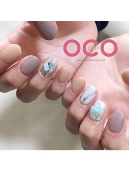 オコネイル ネイルサロンアンドスクール(OCO nail)/marble effect