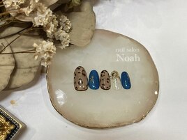 ヒョウ柄ネイル