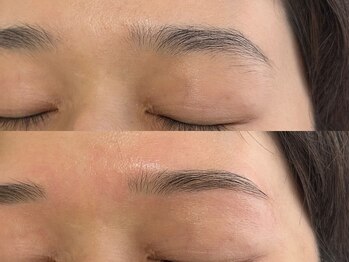 アンジュ(ange)/ナチュラル細め平行眉