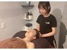 ヘッドスパ30分+指圧30分
