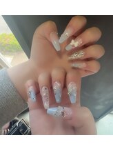 ローラネイル(Roller nail)/スカルプストーン乗せ放題¥12500