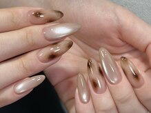 ダークハニー 池袋店(Dark Honey)/秋のマグネットネイル