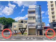 メメミュール(meme meulu-)の雰囲気（お店を挟んで両側に駐車場があります！7台分ございます☆）