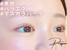 プロスパー(Prosper)の雰囲気（1か月マスカラ塗らずでOK!★上下マスカラパーマ♪ 束感もＯＫ♪）
