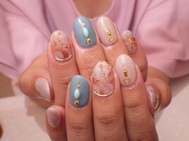 【OrderNail】ニュアンスmarble
