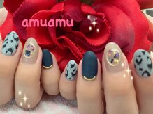 アムアム(amuamu)/レオパードネイル♪