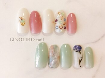 リノリコネイル 元住吉(Lino Liko nail)/7500円定額デザイン