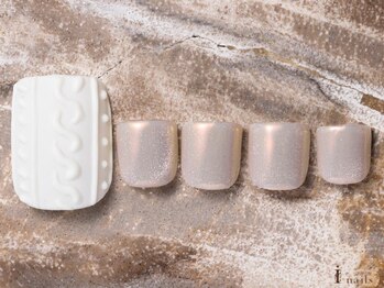 アイネイルズ 吉祥寺店(I nails)/オーロラニットネイル