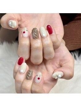 マイオティック ネイル(miotic nail)/ぷっくりクマデザイン