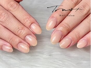 トラストネイル 佐野店(TRUST Nail)/ナチュラルワンカラーネイル