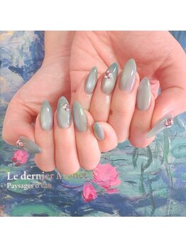 モネ(Monet)風ネイル