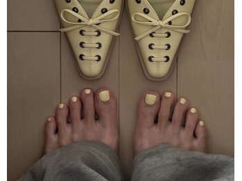 恵比寿ミリ(mm)/バターイエローネイル