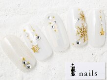 アイネイルズ 新宿店(I nails)/透感クリスタルスノー