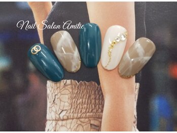 ネイルサロン アミティエ(Nail Salon Amitie)/大理石*大人綺麗style*。