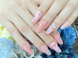 【田坂】大理石nail