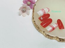 フランセス(Frances)/新作　ファーチェック柄