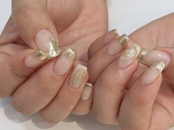 アイ ネイルズ 天神店(I nails)/大人Mirrorネイル
