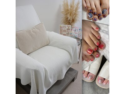 【Nail】ふかふかのリクライニングでリラックス！footnail♪