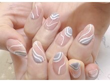 アルーシェ 平井(Alushe)/●持ち込みアートネイル¥8,800●