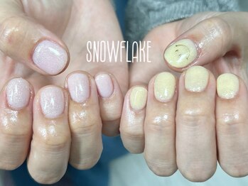 スノーフレーク(Snowflake)/ワンカラー☆韓国ジェル