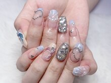 ティアラネイル(TIARA NAIL)/ジェルアートつけ放題¥9000