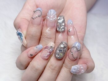 ティアラネイル(TIARA NAIL)/ジェルアートつけ放題¥9000