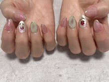 ひまりネイル(ひまりnail)/フラワーニュアンス