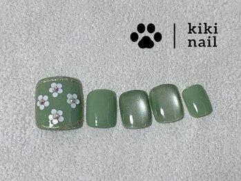 キキネイル 溝の口(kikinail)/フット定額/お花ネイル