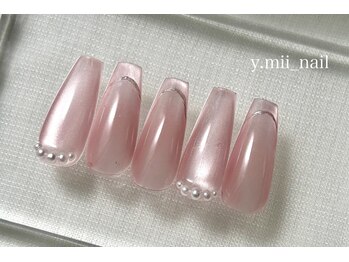 ワイミーネイル(y.mii_nail)/【抜け感ちゅるんデザイン定額】