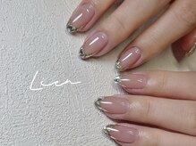 Lien nailsalon【長さだし専門店】パラジェル・フィルイン導入/ガラスフレンチ|パーツ付き