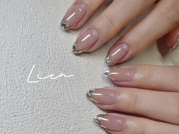 Lien nailsalon【長さだし専門店】パラジェル・フィルイン導入/ガラスフレンチ|パーツ付き